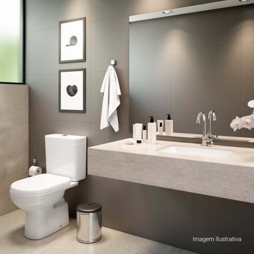 Assento Deca em Termofixo Slow Close e Easy Clean para Bacias Vogue Plus Branco