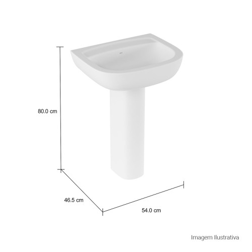 Lavatório Deca Branco Vogue Plus