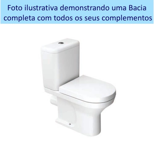 Bacia para Caixa Acoplada Deca com Saída Horizontal Nuova Branco