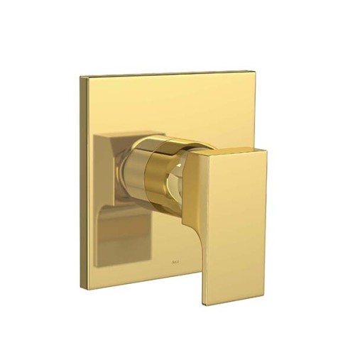 Acabamento de Monocomando de Chuveiro para Alta e Baixa Pressão Unic Gold