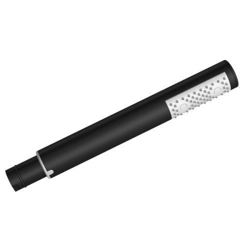 Ducha Manual Cilindrica Black Matte