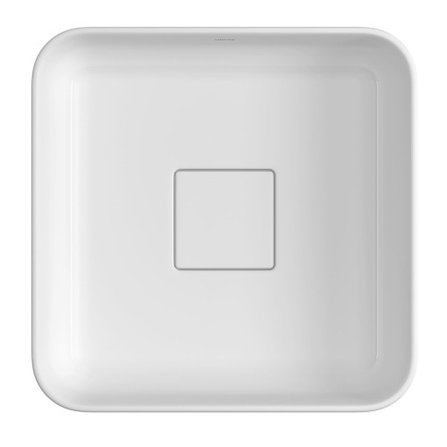 Cuba de Apoio Quadrada Deca 30x30cm Branco Slim