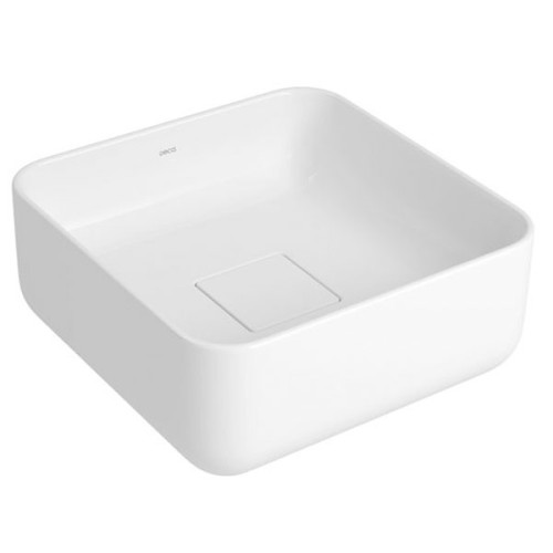Cuba de Apoio Quadrada Deca 30x30cm Branco Slim