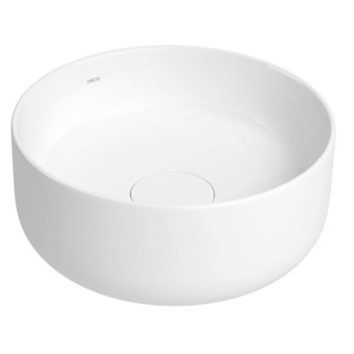 Cuba de Apoio Redonda Deca 30x30cm Branco Slim