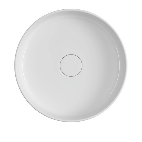 Cuba de Apoio Redonda Deca 40x40cm Branco Slim