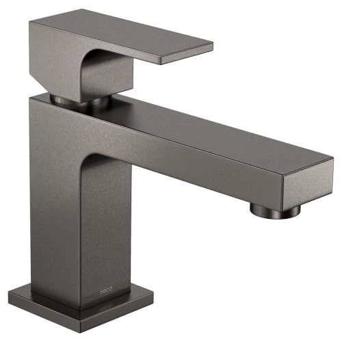 Misturador Monocomando de Mesa Bica Baixa para Lavatório Dark Antracite