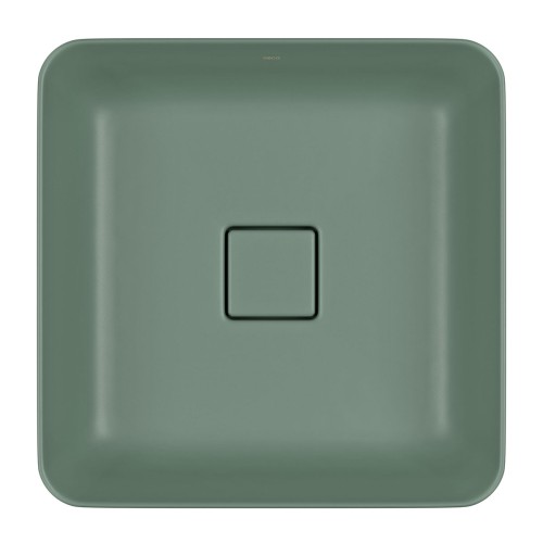 Cuba de Sobrepor Quadrada Deca 40x40cm Sálvia Slim