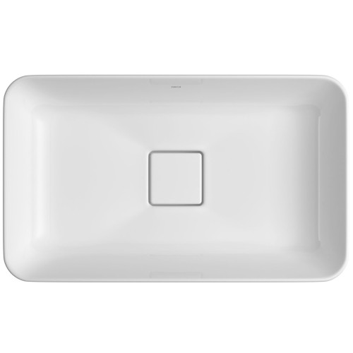 Cuba de Sobrepor Retangular Deca 30x50cm Branco Slim