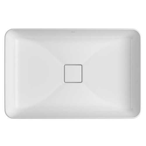 Cuba de Sobrepor Retangular Deca 40x60cm Branco Slim