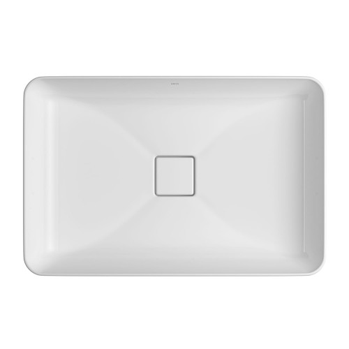 Cuba de Sobrepor Retangular Deca 40x60cm Branco Slim