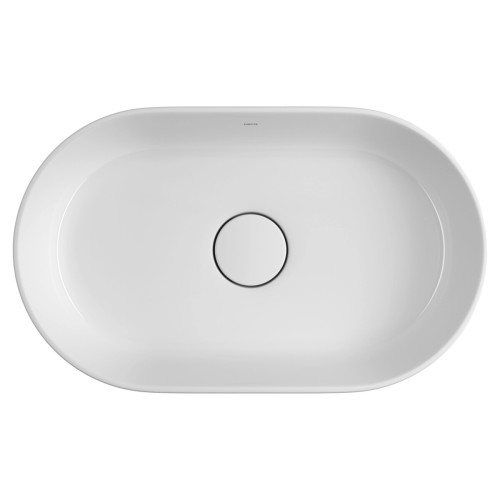 Cuba de Sobrepor Oval Deca 30x50cm Branco Slim