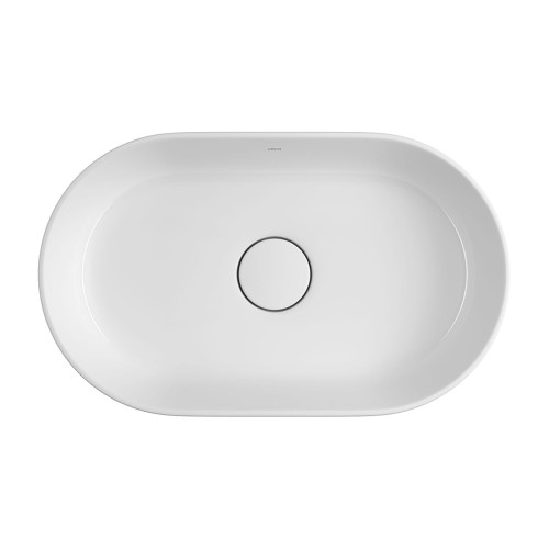 Cuba de Sobrepor Oval Deca 30x50cm Branco Slim