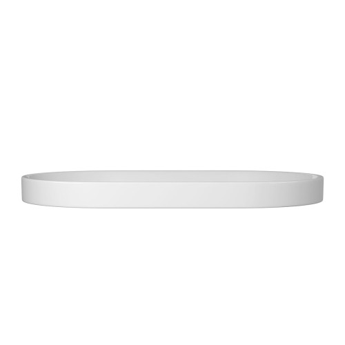 Cuba de Sobrepor Oval Deca 30x50cm Branco Slim