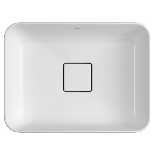 Cuba de Semi Encaixe Retangular Deca 30x40cm Branco Slim