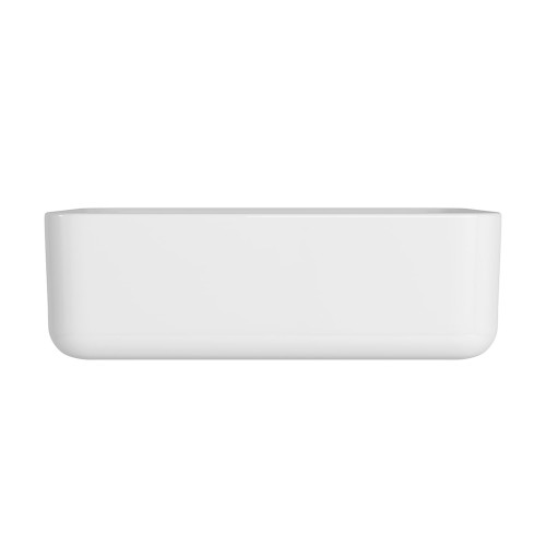 Cuba de Semi Encaixe Retangular Deca 30x40cm Branco Slim