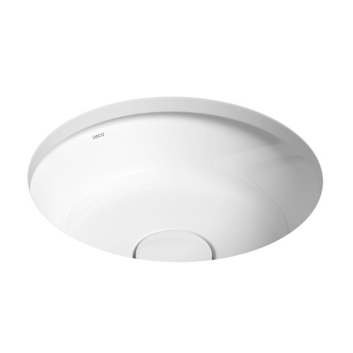 Cuba de Embutir Redonda Deca 35x35cm Branco Slim