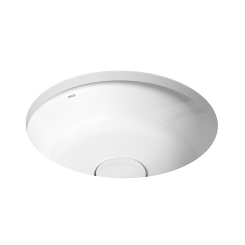Cuba de Embutir Redonda Deca 35x35cm Branco Slim