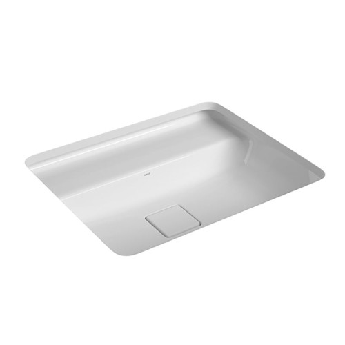 Cuba de Embutir com Mesa Retangular Deca 45x55cm Branco Slim