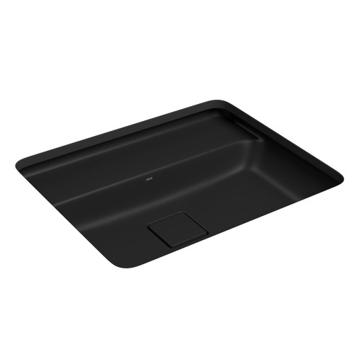 Cuba de Embutir com Mesa Retangular Deca 45x55cm Ébano Fosco Slim