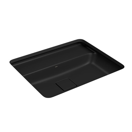 Cuba de Embutir com Mesa Retangular Deca 45x55cm Ébano Fosco Slim