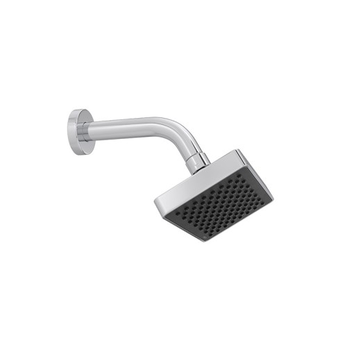 Chuveiro Retangular de Parede 15cm Cromado