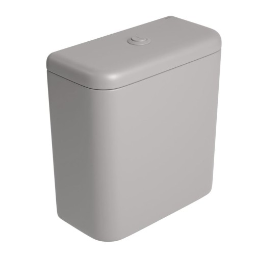 Caixa Acoplada Monocromática com Acionamento Duo Soft Antracite