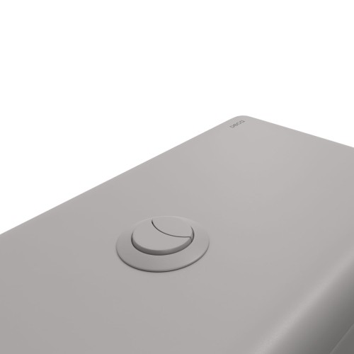 Caixa Acoplada Monocromática com Acionamento Duo Soft Antracite