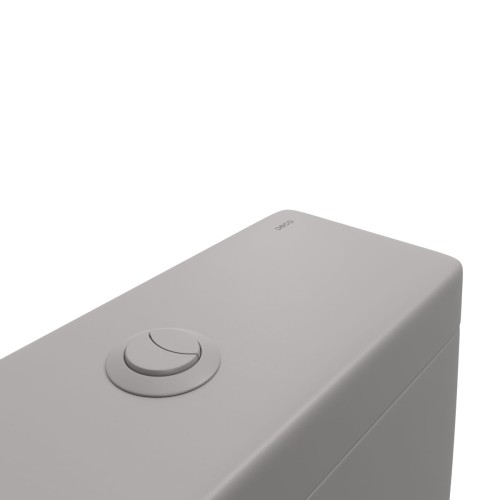 Caixa Acoplada Monocromática com Acionamento Duo Soft Antracite