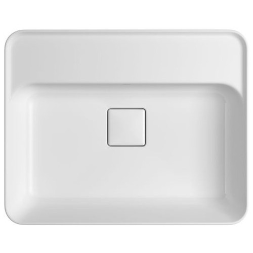 Cuba de Sobrepor Deca com Mesa Retangular 50cm Slim Branco