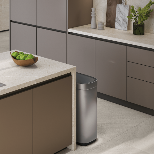 Lixeira com Sensor Deca 50l Inox - 1007.Qua.50.Inx