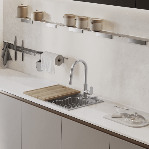 Misturador Monocomando de Mesa para Cozinha Cromado - 2256.C26.F.Int