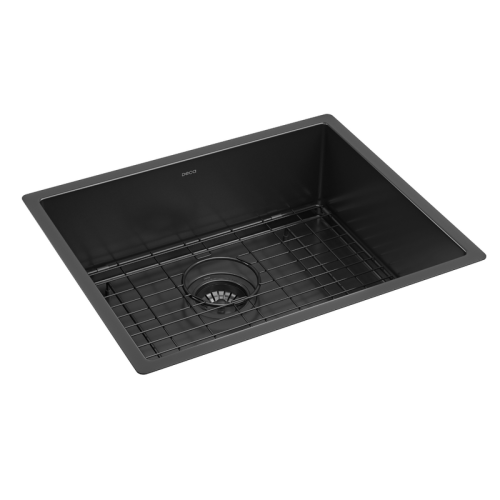 Cuba de Cozinha Retangular Suprema 50x40cm Black Matte