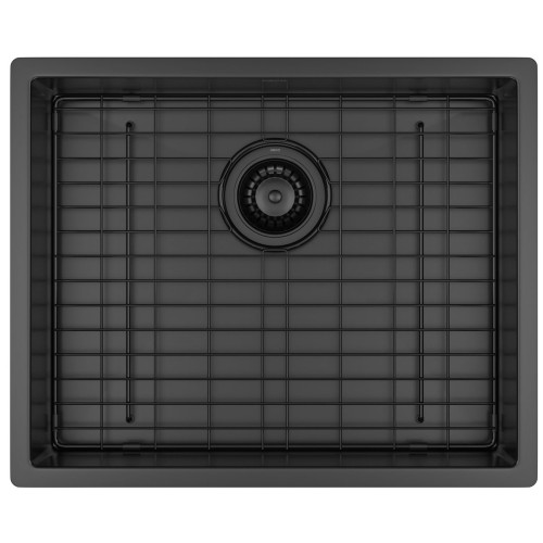 Cuba de Cozinha Retangular Suprema 50x40cm Black Matte