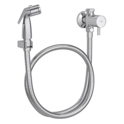 Ducha Higiênica com Registro e Derivação Link Cromado