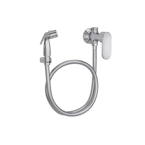 Ducha Higiênica com Registro e Derivação Drop Cromado