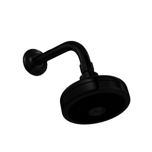 Chuveiro com Tubo de Parede Acqua Plus Standart Black Matte