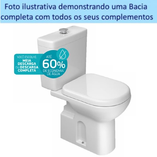 Bacia para Caixa Acoplada Deca Vogue Plus Conforto Branco