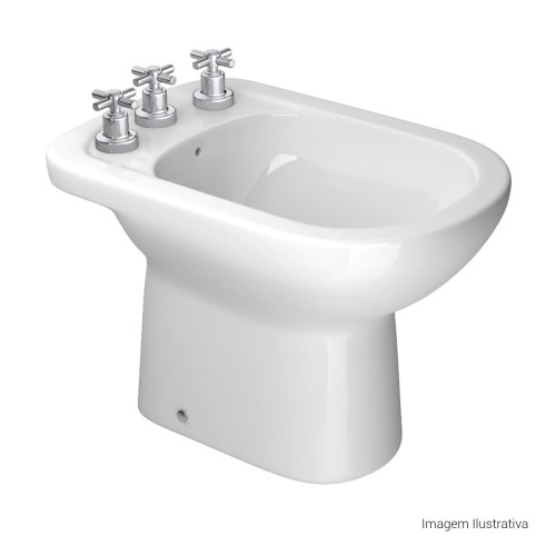 Bidê Deca 3 Furos Vogue Plus Branco
