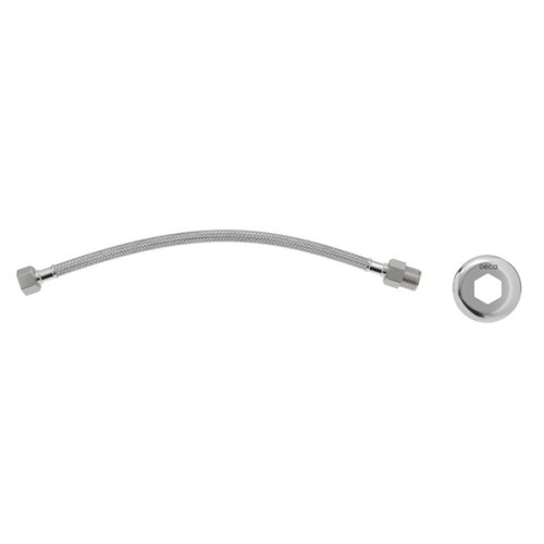 Ligação Flexível Deca Malha de Aço 40cm Cromado