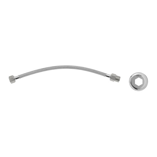 Ligação Flexível Deca Malha de Aço 40cm Cromado