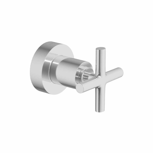 Acabamento para Registro de Pressão Até 1 com Mecanismo 1/2 Volta Duna Clássica Cromado