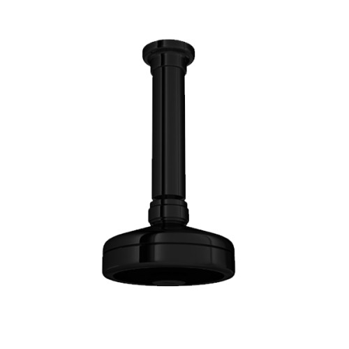 Chuveiro com Tubo de Teto Acqua Plus Black Matte