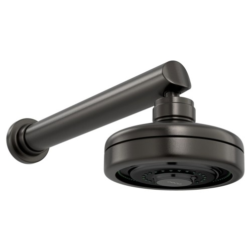 Chuveiro com Tubo de Parede Dark Antracite