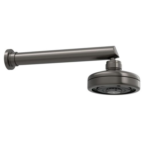Chuveiro com Tubo de Parede Dark Antracite