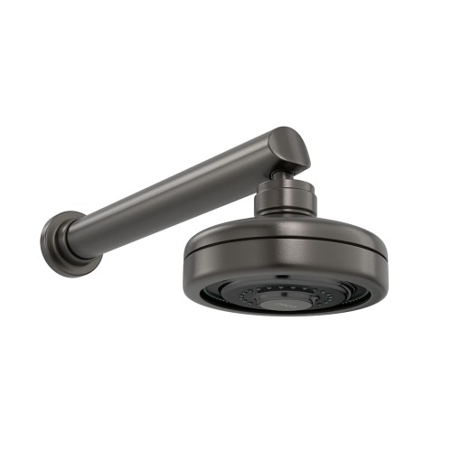 Chuveiro com Tubo de Parede Dark Antracite