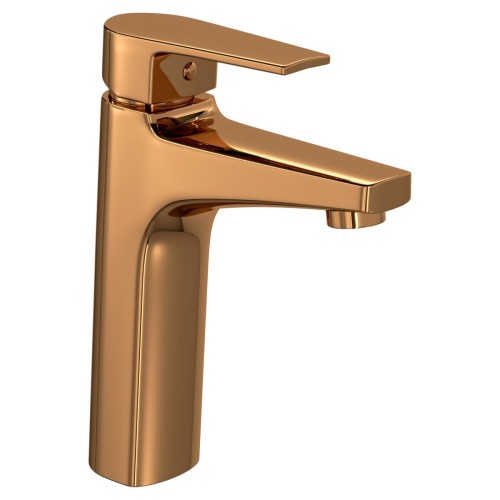 Misturador Monocomando de Mesa Bica Média para Lavatório Red Gold