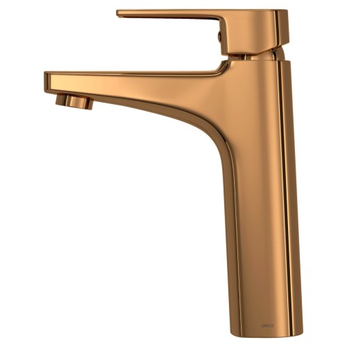 Misturador Monocomando de Mesa Bica Média para Lavatório Red Gold