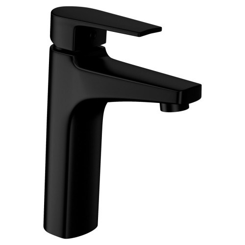 Misturador Monocomando de Mesa Bica Média para Lavatório Black Matte
