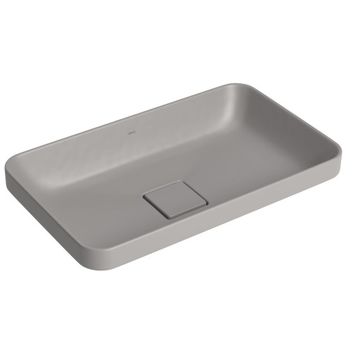 Cuba de Sobrepor Retangular Deca 30x50cm Soft Antracite Slim
