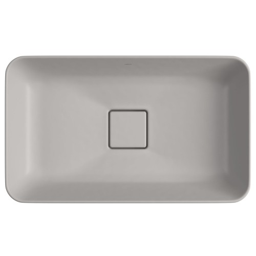 Cuba de Sobrepor Retangular Deca 30x50cm Soft Antracite Slim